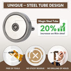 Neosmuk Magnetic Hooks Steel Tube Design for Cruise,130lb+ Gunmetal,10 Pack - Image 2