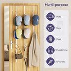 SWTYMIKI Over Door Hat Organizer - 3 Packs Metal Hanging Hat Rack with 12 Hooks Design, Baseball Cap Hanger Organizer Storage Holds up to 60 Caps for Door, Bedroom, Closet - Image 4