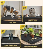 Under Sink Mats for Kitchen Waterproof 34"x22",Black - Image 6