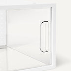 Amazon Basics Stackable and Foldable Clear Shoe Storage Organizer Box, Large, 12-Pack - Image 4