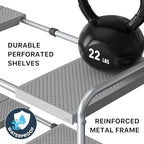 Simple Houseware Under Sink 2-Tier Heavy Duty Expandable Organizer, Silver - Image 6