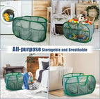 Collapsible Laundry Baskets, Upgrade Pop Up Laundry Hamper with Convenient Bags, Foldable Laundry Basket Mesh Light Weight, Easy to Carry Clothes Hampers for Laundry, Dorm, Toys, Travel 4 Pack - Image 7
