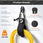 Housolution Steel Garage Hooks - 30Pack Anti-Slip Coating, Black - Image 4
