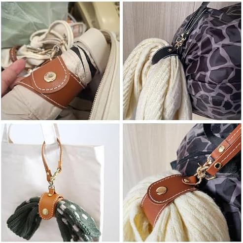 2 Pack Head Scarf Holder Travel on Bag Hat Clip Gloves Holder for Travel Handbag Backpack Luggage Tote Bag Boho Scarf Sarong Wrap Swimsuit Coverups Cover Up Beach Cruise Essentials - Image 7