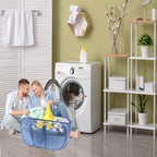 Extra Large Mesh Pop Up Laundry Hamper, 100L Collapsible Laundry Basket - Image 7