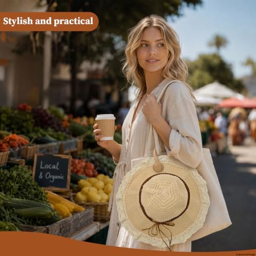 Magnetic Hat Clip for Travel on Bag, 2-in-1 Hat and Sunglasses Holder for Tote, Beach Bag, Backpack and Carry-On, Hands-Free Vacation Hat Carrier, Beige ﻿ - Image 3