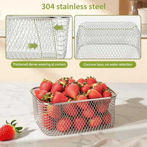 3 PCS Large Fruit storage Containers for Fridge Food Storage Containers - Image 2