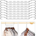 HOUSE DAY Closet Organizers and Storage Magic Hangers Stainless Steel Space Saving Hangers Upgraded Sturdy Drop Down Hanger Clothes Hangers Space Saving College Dorm Room Essentials 8PACK by HOUSEDAY