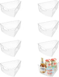 Lazy Susan Organizer Bins,10.2”x 9.4”x 4”, 26" Diameter(8) by OMNISAFE
