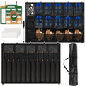 Baseball Dugout Organizer Dugout Equipment Includes Hanging Baseball Helmet Bag 12 Bats Hanging Bat Bag Magnetic Lineup Board, Serving for 15 Players Helmets Name Tags Gloves Roster Lineup by SilTriangle