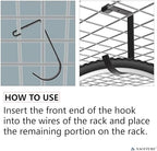 NACETURE Bike Hooks for Garage Ceiling Mount Rack – Heavy Duty Bicycle Hanging Hooks Overhead Garage Storage Rack for Ceiling Hanging Bicycle Shelves Wall Hanger - Image 3