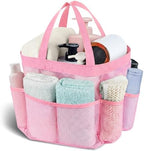 Mesh Shower Caddy Portable - 9 Pockets, Shower Bag for Dorm Room Camping by Attmu