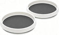 Lazy Susan Turntable Organizer 2 Pack - 10" Rotating Spice Rack Trays by P%C2%A0PRETIRENO