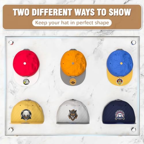 Niunuerga 22 Pack Adhesive Hat Hooks for Wall, Super Strong Hat Rack for Baseball Caps, Minimalist Hat Organizer Display for Home Decor, Hat Hangers Holder for Wall, Door, Closet, No Drilling (Gray) - Image 2