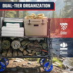 Sekey 400L Double-Decker Wagon, 500 lb Capacity, 50 in Extender - Image 6