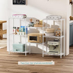 SINGAYE 4 Metal Shelves Wire Shelving Storage Shelf Adjustable Unit Pantry - Image 2