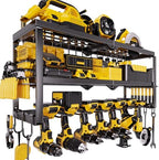 320lbs Power Tool Organizer Wall Mount with Charging Station Shelf by Amoowis