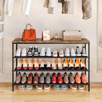 INGIORDAR 4 Tier Long Shoe Rack Storage Organizer Shelf for Closet Entryway - Image 2