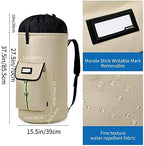 laundry bag backpack,extra-large heavy duty laundry bags,laundry backpack for college students,drawstring closure (Khaki laundry bag) - Image 2
