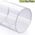 6 Pack Acrylic Qtip Holder Dispenser for Cotton Swabs, Balls, Floss Picks - Image 9
