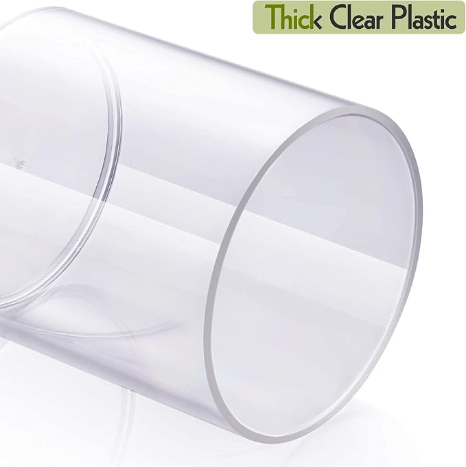 6 Pack Acrylic Qtip Holder Dispenser for Cotton Swabs, Balls, Floss Picks - Image 9