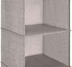 Whitmor Hanging Accessory Shelves - 6 Section Closet Organizer - Light Grey - Image 5