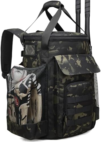 Baseball Bucket Bag, Softball Coaches Bags Fit 6 Gallon Bucket by RYNQAVOA