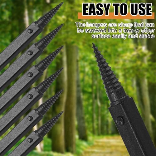 Sadnyy 3/6/8 Psc 34 Inch Tree Stand Bow Hanger Bow Hunting Accessories Tree Stand Accessories for Hunting Archery Outdoors Sports Multi Purpose - Image 4