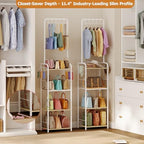 Tall Purse Organizer Stand, Slim Freestanding Handbag Rack for Closet - Image 6