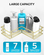 Nieifi Corner Shower Shelves, Adhesive Shower Caddy, Bathroom Organization - Image 3