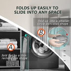 Collapsible Laundry Hamper Basket,Pop Up Mesh Foldable Bag for Laundry Room - Image 6