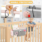 Lilithye Bedside Caddy, Bedside Storage Bag Hanging Organizer for Bunk Bed - Image 4