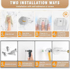 Niunuerga 22 Pack Hat Hooks for Wall, Strong Adhesive Hat Rack for Baseball Caps, Minimalist Hat Organizer Display for Home Decor, Hat Hold Hanger for Wall, Door, Closet, No Drilling (White) - Image 6