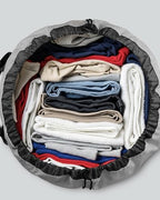 Laundry Bag with Shoulder Straps and Mesh Pocket Laundry Backpack Large Portable Laundry Hamper for College Laundromat Apartment - Image 5