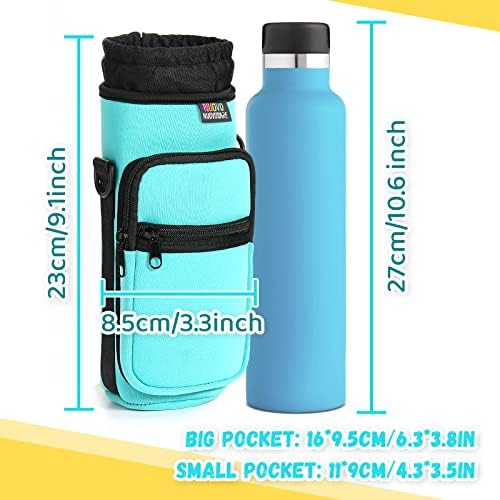 Nuovoware Water Bottle Carrier Bag, 25oz/32oz, Blue-green - Image 3