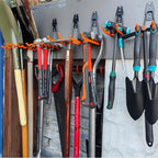3-H Heavy Duty Garage Wall Hooks 20 Pack, Anti-Slip PVC Coating Wall Mount Garage Storage Utility Hooks, Heavy Load Organizer for Ladders, Yard Tools, Shovel, Weed Eater, Hoses & Bulk Items,Orange - Image 4
