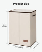 SOLEDI 130L Laundry Hamper with Lid, Large Collapsible Laundry Basket - Image 7