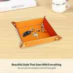 Key Dish Bowl for Entryway,Catchall Holder Bedside Table Valet Tray for Men - Image 5