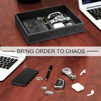 SITHON Valet Tray Desk Organizer PU Leather Catchall - Image 6
