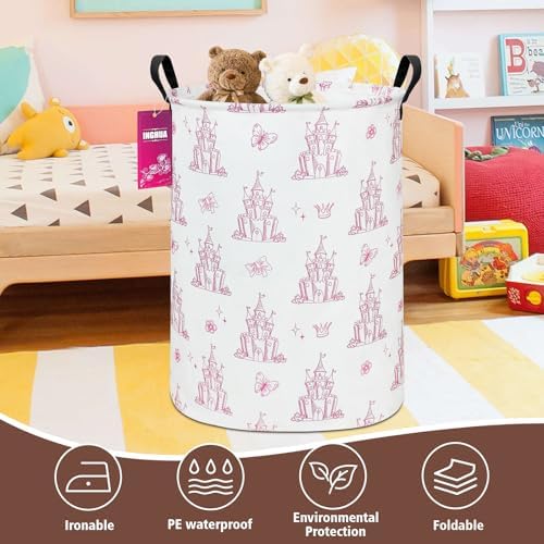 Castle Storage Bin Nursery Organizer Basket - Image 6