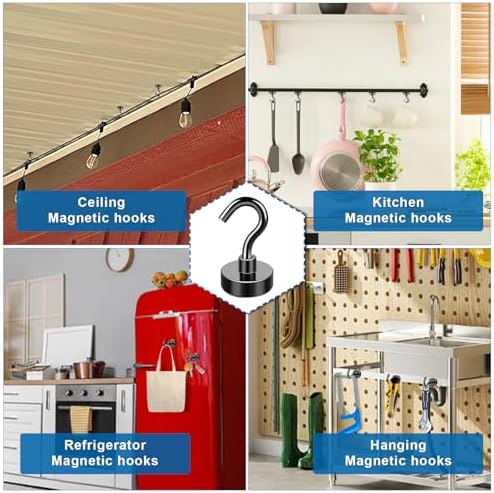 LOVIMAG Magnetic Hooks for Cruise Essentials 2026 Cabins Door 45 Pack-30LBS - Image 3