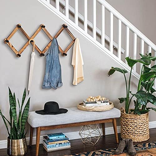 WGFKVAS 2 Pack Accordion Hat Rack for Wall - Image 4