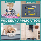 URMONA Waterproof Silicone Under Sink Mat 34'' x 22'' Shelf Liner for Kitchen and Bathroom, Cabinet and Counter Protector, Storage and Organizers, Litter Mat, Pet Cat Puppy Essentials(Navy) - Image 6