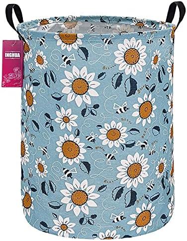 Sunflower Fabric Storage Bin Nursery Organizer Baske by INGHUA