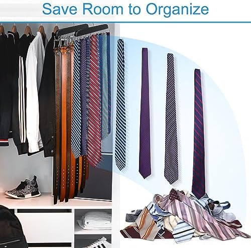 Belt Hanger for Closet Max 42 Belts, Belt Organizer Closet Accessories - Image 5