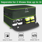 YOREPEK Golf Gifts for Men, 2 Layer Golf Trunk Organizer for 2 Pair Shoes - Image 3