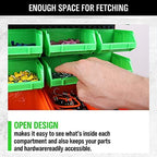 30-Bin Wall-Mounted Storage Bins, Heavy-Duty Garage Tool Organizer for Screws, Nuts, Bolts, Nails, Small Hardware Parts - Easy Installation and Customizable - Image 6