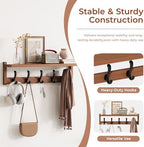 27.6" Shoe Rack Bench with Coat Rack, 3-Tier Entryway Storage Bench - Image 3