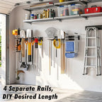 Housolution Garage Wall Organizer 64 Inch - 18Pack Carries 570 lbs - Image 2
