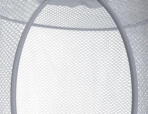 Hanging Stuffed Animal Storage Hammock Net 4 Tiers, Grey - Image 6